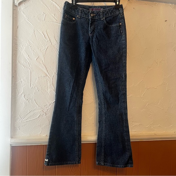 Silver Jeans Denim - Silver Jeans Dark Blue Flare & Wide Leg Women Jeans